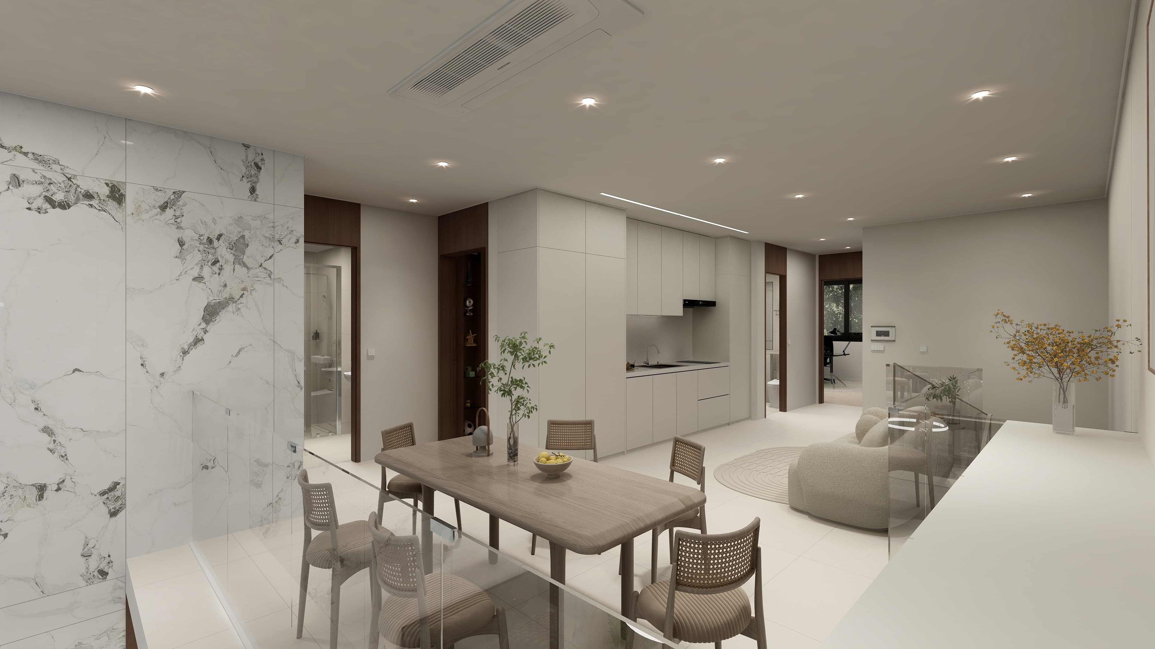 타운하우스 투시도